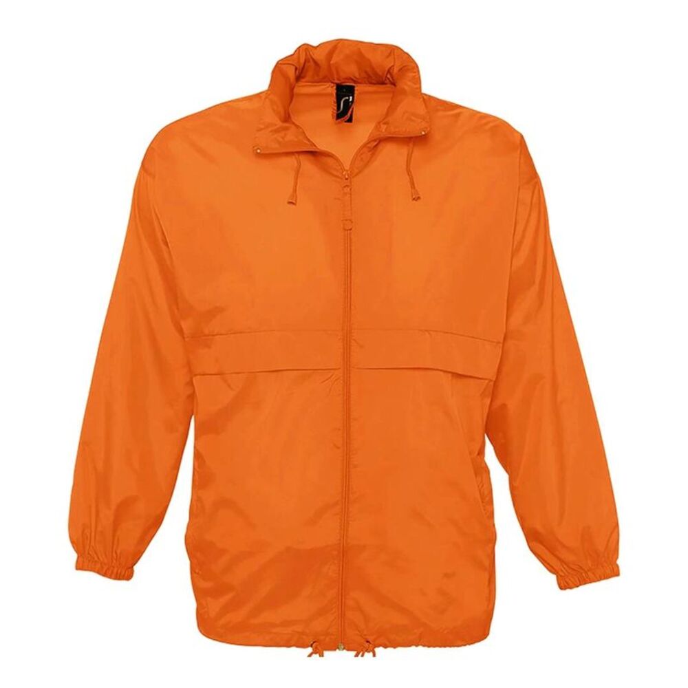 SOLS Unisex Mens /Womens Surf Windbreaker Lightweight Outdoor Jacket /Coat / Ora